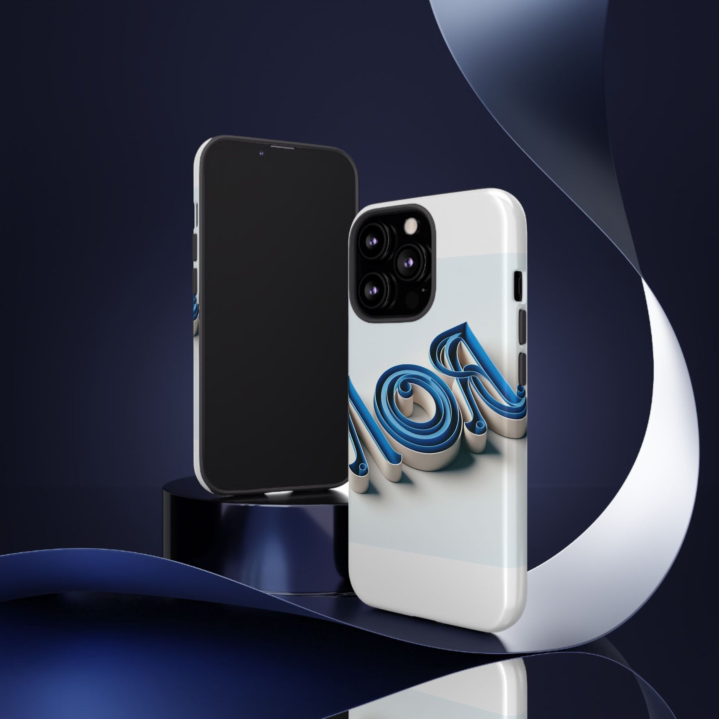 vibrant 3d wrap phone case in blue for stylish protection and self-expression compatible with iphone 13, 14, 15 & 16 – all models including pro, pro max & plus