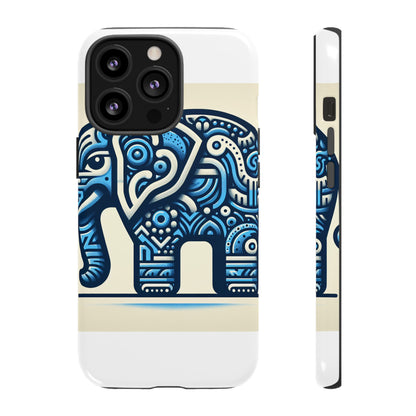 Vibrant 3D Elephant Design Phone Case for Stylish Protection and Unique Aesthetic Compatible with iPhone 13, 14, 15 & 16 – all models including Pro, Pro Max & Plus