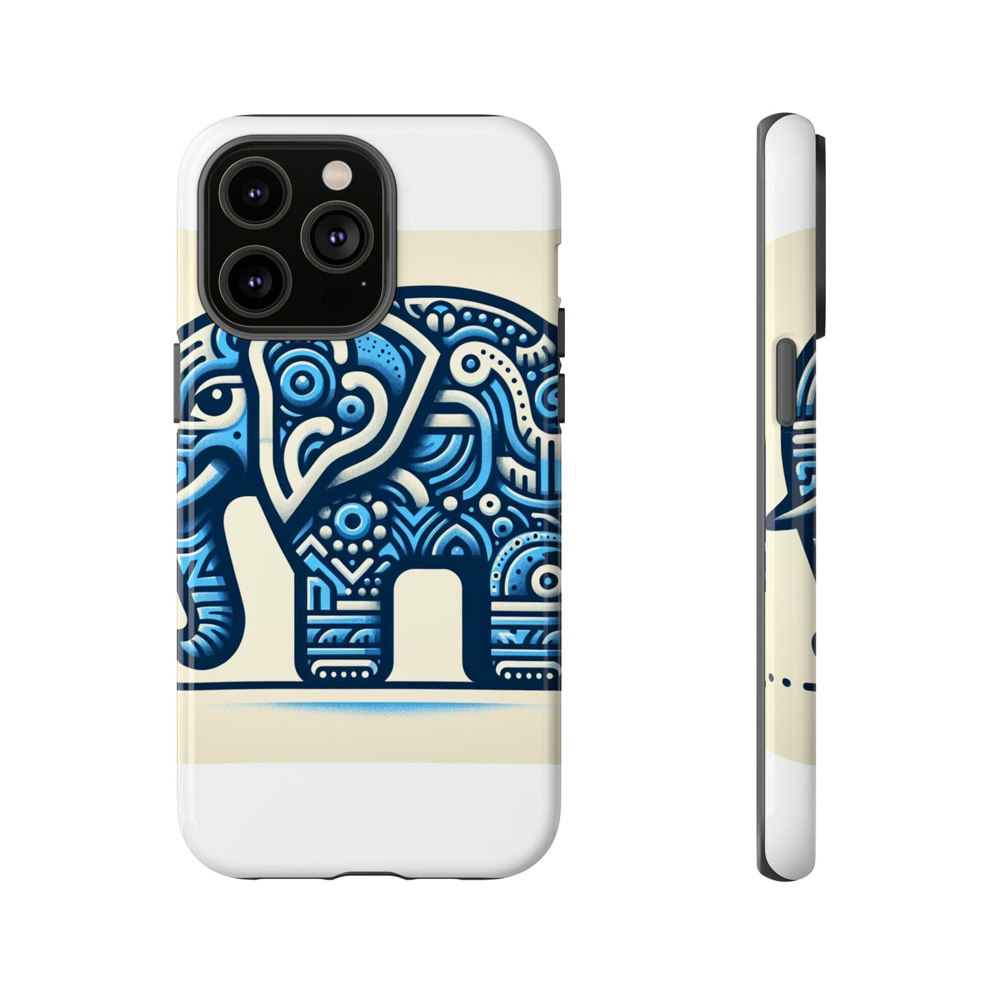 vibrant 3d elephant design phone case for stylish protection and unique aesthetic compatible with iphone 13, 14, 15 & 16 – all models including pro, pro max & plus