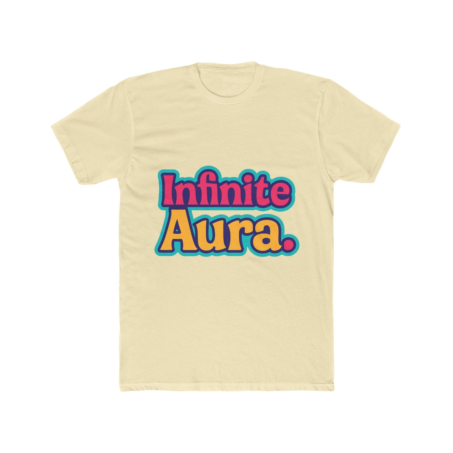 infinite aura unisex t-shirt – aesthetic multicolor design, comfortable casual wear