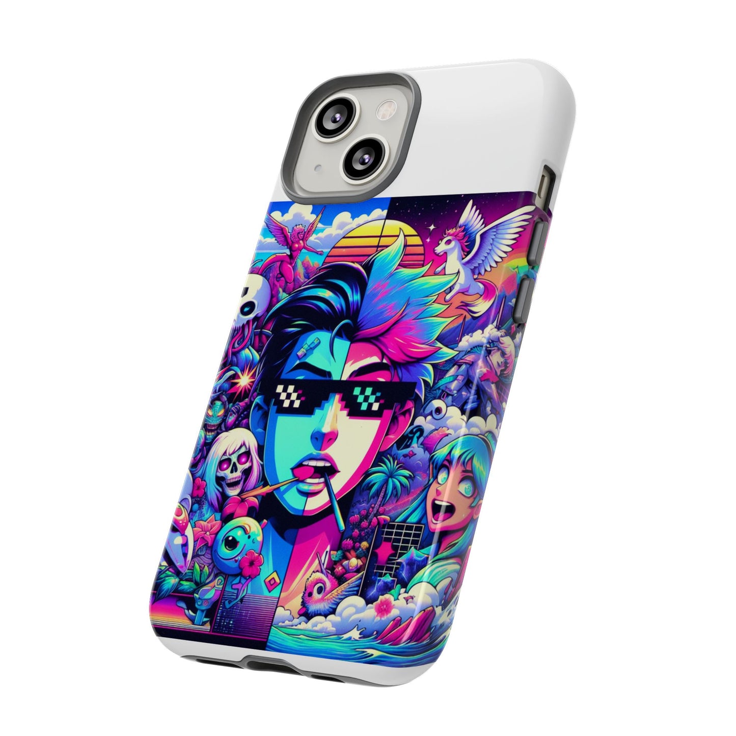 skibidi on sight protective phone case for anime lovers