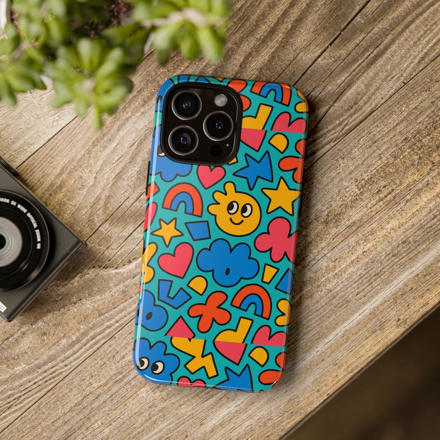 vibrant cartoon 3d wrap protective phone case with fun playful design for smartphone lovers compatible with iphone 13, 14, 15 & 16 – all models including pro, pro max & plus