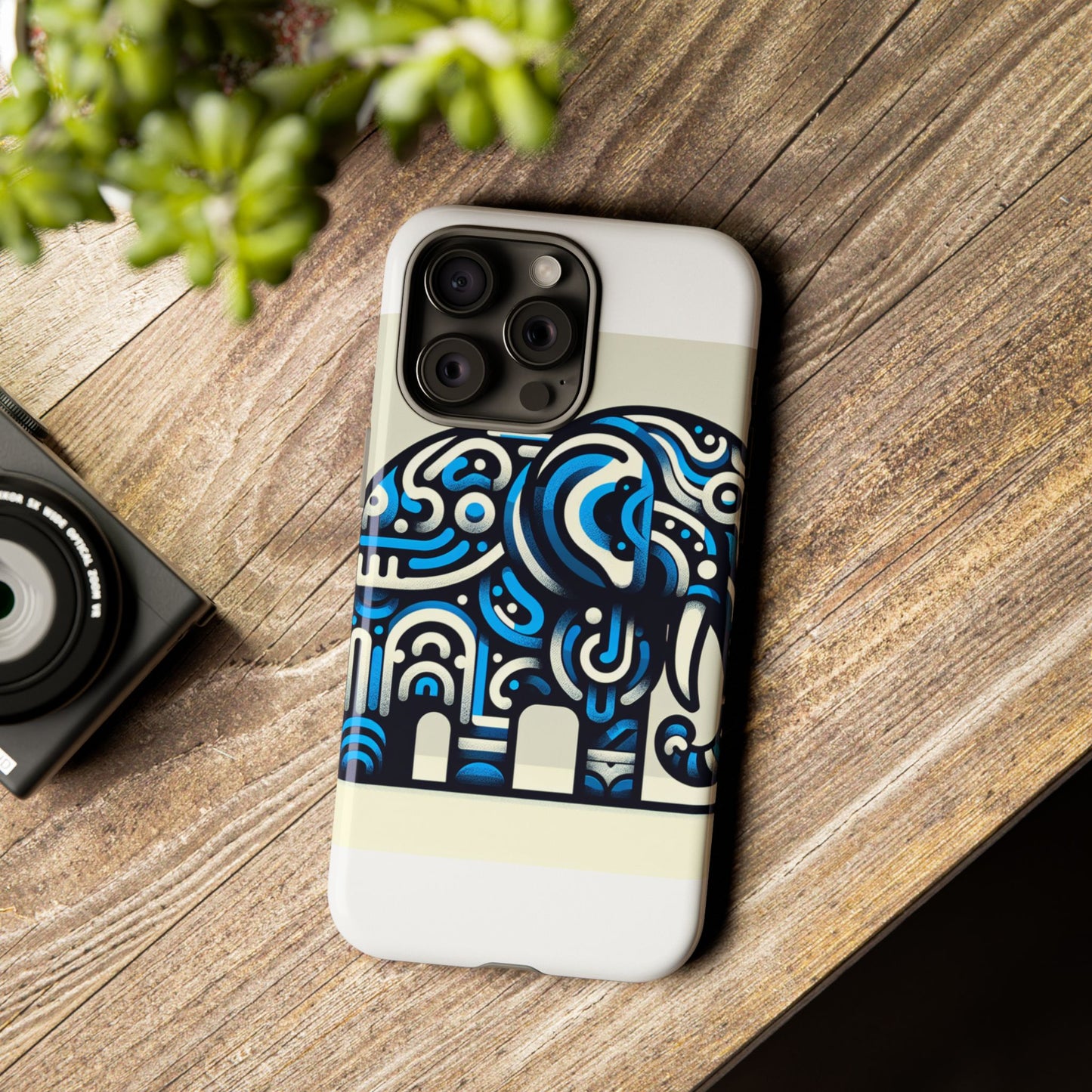 vibrant 3d elephant design protective phone case for stylish protection compatible with iphone 13, 14, 15 & 16 – all models including pro, pro max & plus