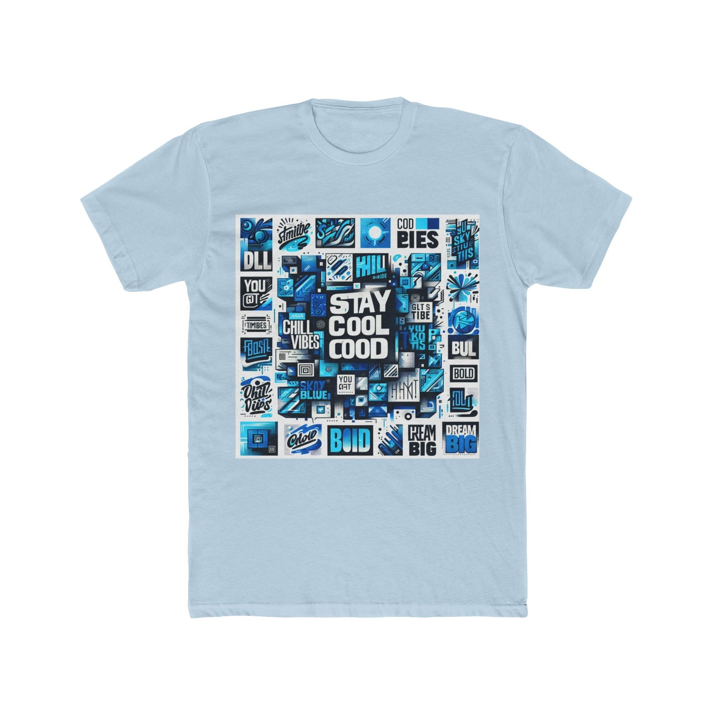 alphabet blue 52 unisex t-shirt – stylish casual wear, comfortable cotton tee for men & women, perfect everyday t-shirt