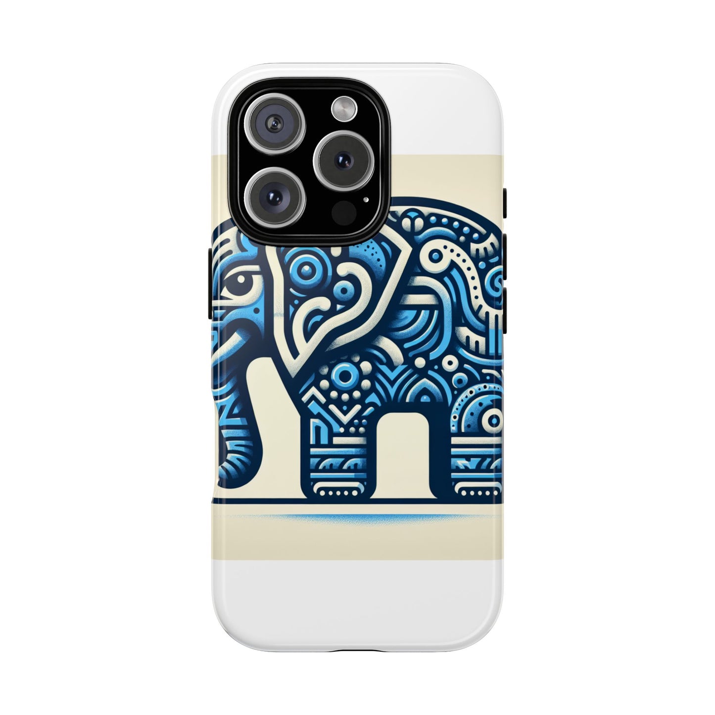 vibrant 3d elephant design phone case for stylish protection and unique aesthetic compatible with iphone 13, 14, 15 & 16 – all models including pro, pro max & plus