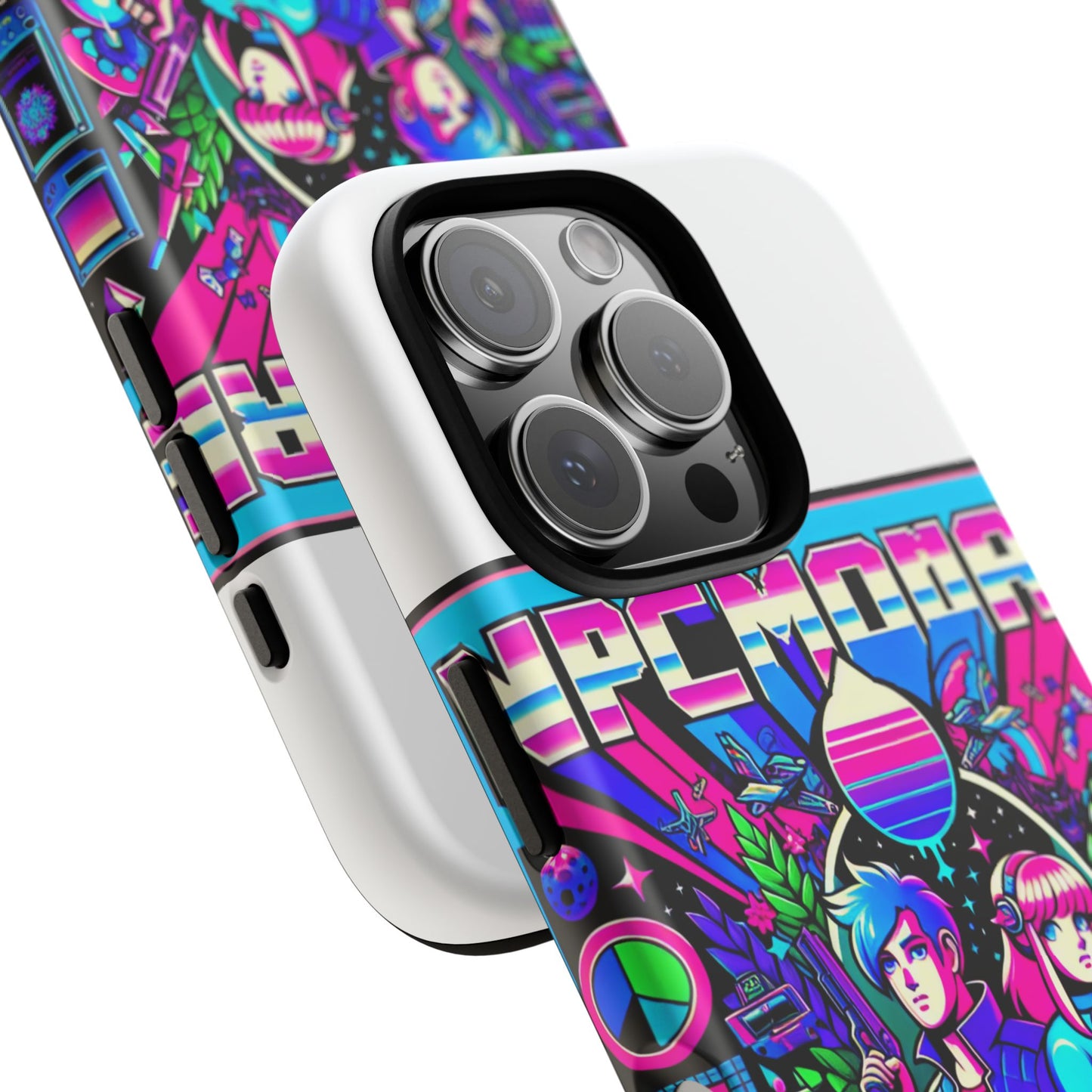 npc no more 3d wrap protective phone case for anime lovers