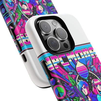 Npc No More 3D Wrap Protective Phone Case for Anime Lovers