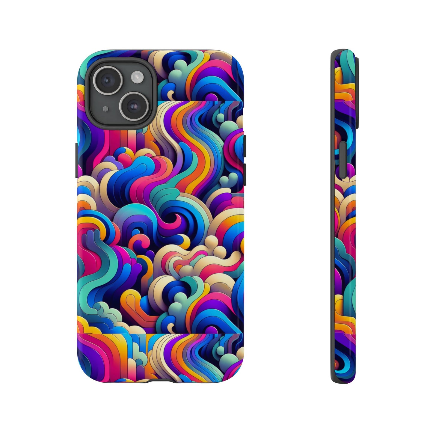 pattern image 9 vibrant 3d phone case for anime and comic fans compatible with iphone 13, 14, 15 & 16 – all models including pro, pro max & plus