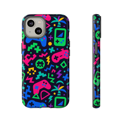 Vibrant 3D Gaming Design Protective Phone Case for Creative Expression and Stylish Protection, Compatible with iPhone 13, 14, 15 & 16 – all models including Pro, Pro Max & Plus