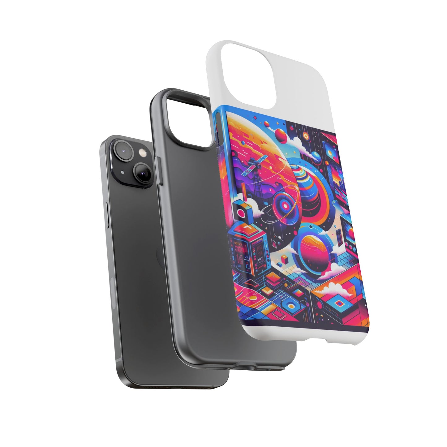 ohio core energy 3d wrap protective phone case for anime lovers, stylish durable tpu silicone, shock absorbent with uv protection, glossy or matte finish