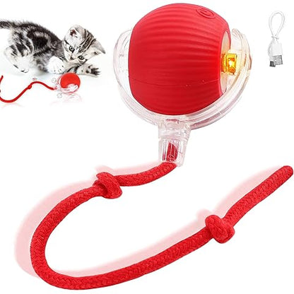 B0DR92DJ7W  B0DR8VVQHF 4.594 B0DPWS7GF9 Automatic Rolling Ball Interactive Ball Cat Toys Pet Supplies Electric Dog and Cat Training To Imitate Rat Rechargeable Products