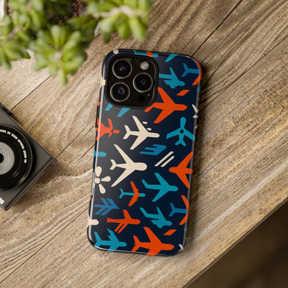 Vibrant Aviation Themed Protective Phone Case with 3D Wrap Design – Unique Style and Durable Protection – Compatible with iPhone 13, 14, 15 & 16 – All Models Including Pro, Pro Max & Plus