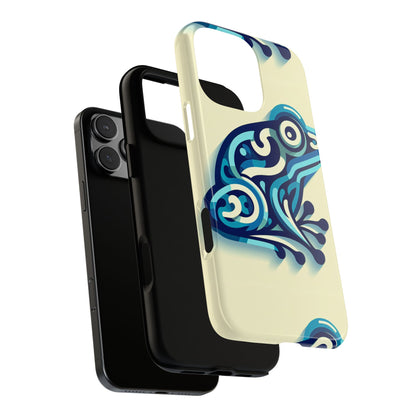 Blue Animal Create 15 3D Wrap Protective Phone Case with Vivid Anime and Comic Inspired Design for Smartphones, Shock Absorption and Durable UV Protected Cover