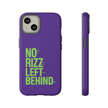 Tough Phone Case - No Rizz Left Behind - Durable, Stylish Protection for Active Lifestyles - Impact-Resistant, Dual Layer, Shock-Absorbing TPU - Perfect Gift for Tech Lovers