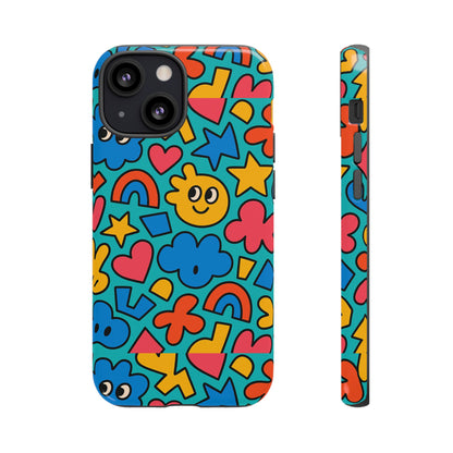 Vibrant Cartoon 3D Wrap Protective Phone Case with Fun Playful Design for Smartphone Lovers Compatible with iPhone 13, 14, 15 & 16 – All Models Including Pro, Pro Max & Plus