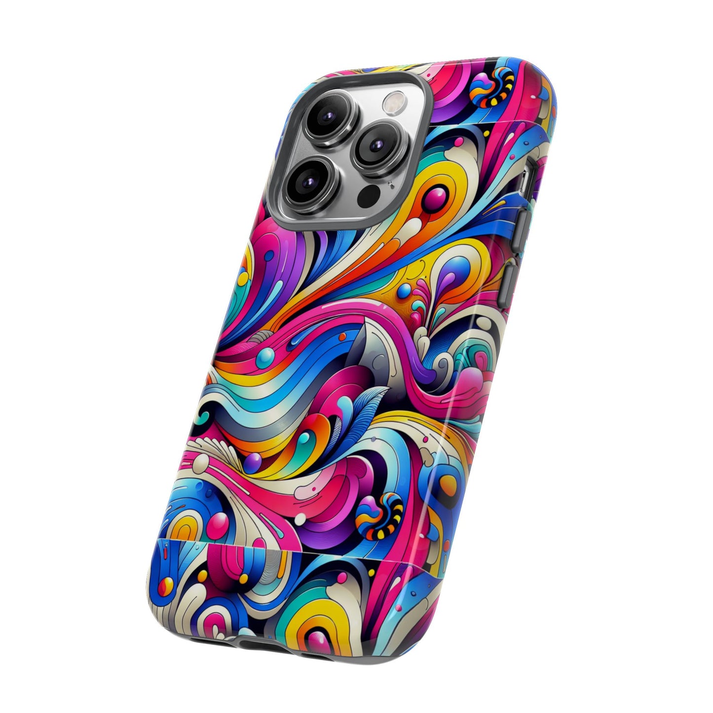 pattern image 3 vibrant shockproof phone case for anime and comic fans