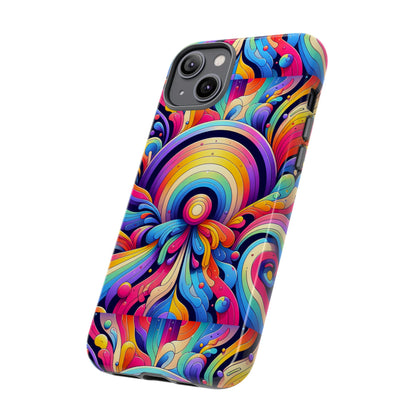 Pattern Image 10 Retro Anime Comic Phone Case for Men Women with Vibrant Abstract Design Compatible with iPhone 13, 14, 15 & 16 – all models including Pro, Pro Max & Plus