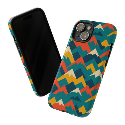 Vibrant Mountain Pattern 3D Wrap Protective Phone Case Stylish Accessory for Men and Women Compatible with iPhone 13, 14, 15 & 16 – All Models Including Pro, Pro Max & Plus