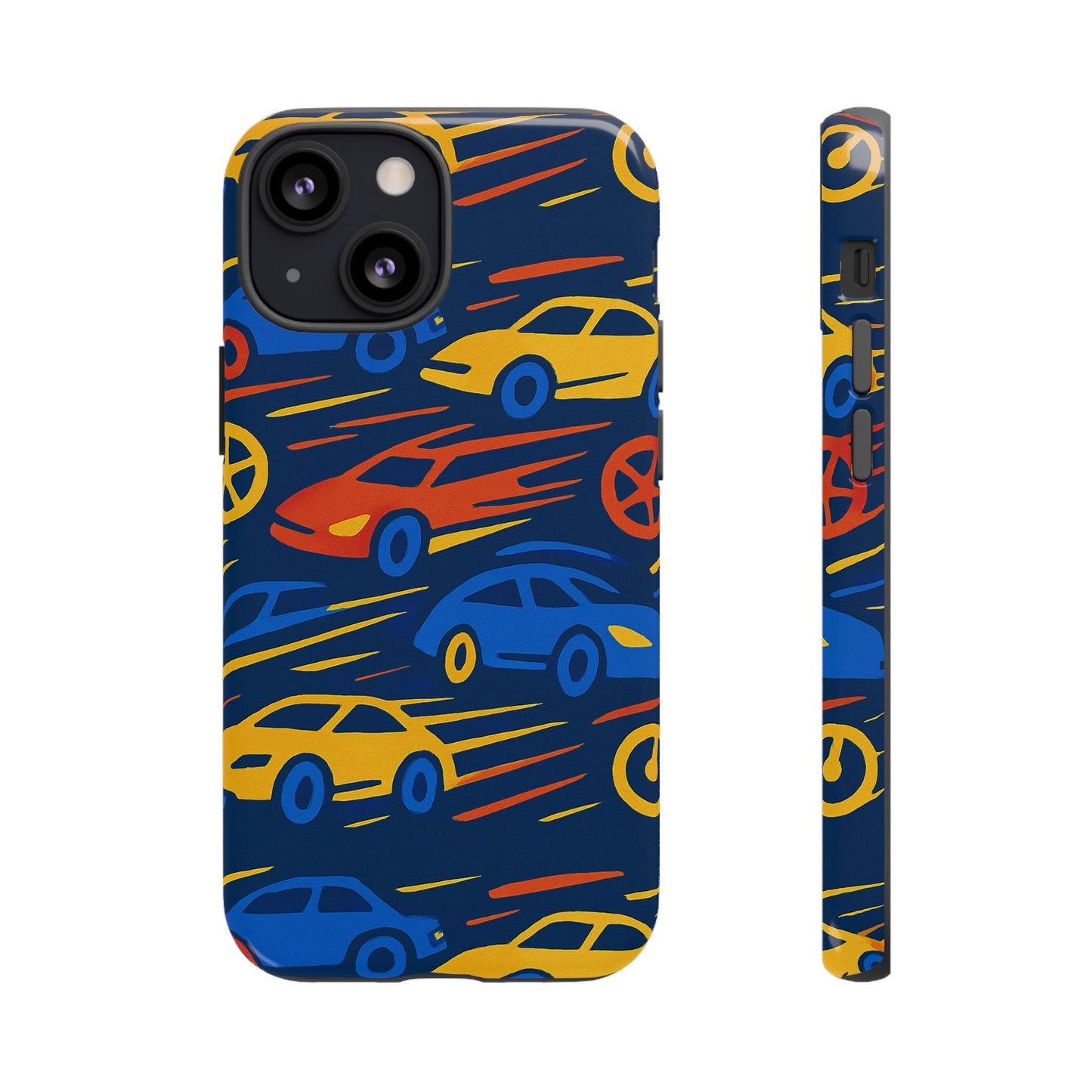 vibrant 3d car design protective phone case for smartphones stylish accessory for expressive individuals compatible with iphone 13, 14, 15 & 16 – all models including pro, pro max & plus