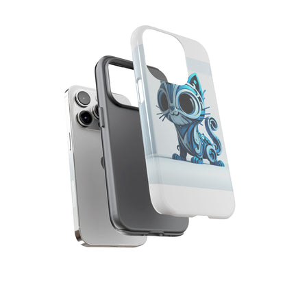 Vibrant 3D Cat Design Phone Case – Playful Protection Accessory for Self-Expression – Compatible with iPhone 13, 14, 15 & 16 – all models including Pro, Pro Max & Plus