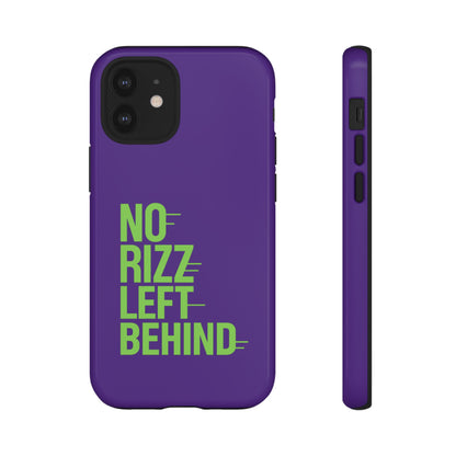 Tough Phone Case - No Rizz Left Behind - Durable, Stylish Protection for Active Lifestyles - Impact-Resistant, Dual Layer, Shock-Absorbing TPU - Perfect Gift for Tech Lovers