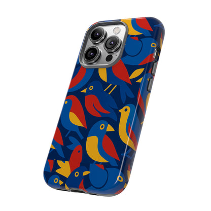 Vibrant 3D Wrap Protective Phone Case with Colourful Bird Design Stylish Accessory for Men and Women Compatible with iPhone 13, 14, 15 & 16 – all models including Pro, Pro Max & Plus