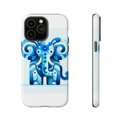 Vibrant 3D Protective Phone Case with Artistic Elephant Design for Unique Expression Compatible with iPhone 13, 14, 15 & 16 – All Models Including Pro, Pro Max & Plus