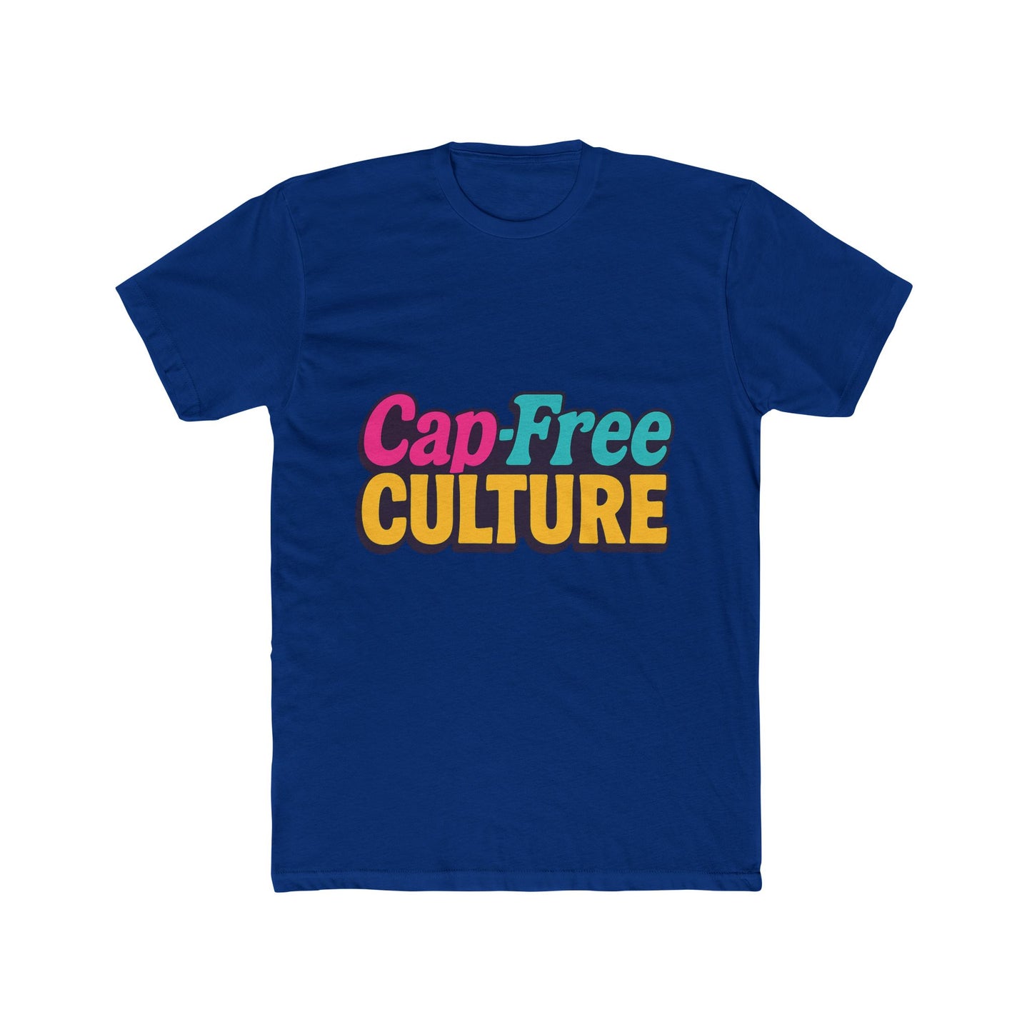 cap-free culture multicolor unisex t-shirt – vibrant alphabet graphic tee for casual wear, comfortable all-day fit