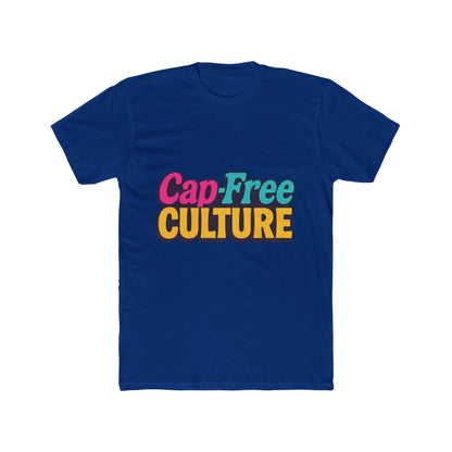 Cap-Free Culture Multicolor Unisex T-Shirt – Vibrant Alphabet Graphic Tee for Casual Wear, Comfortable All-Day Fit