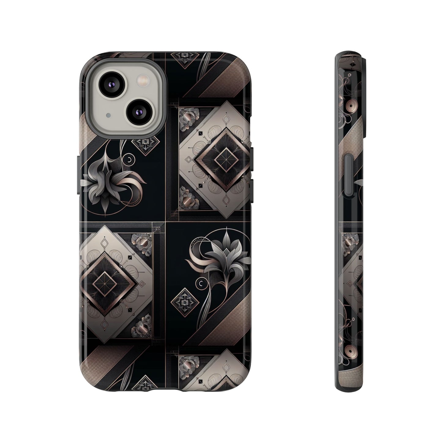 blackpattern image 4 vibrant 3d phone case for android and iphone with bold anime-inspired art, shockproof finish, compatible with iphone 13-16 pro max