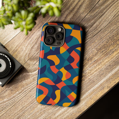 Vibrant Multicolour Abstract Phone Case for Stylish Protection Compatible with iPhone 13, 14, 15 & 16 – All Models Including Pro, Pro Max & Plus