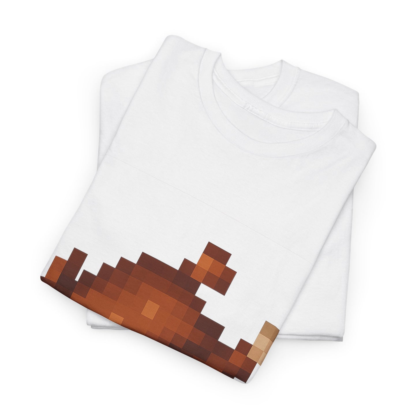 funny pixel turkey unisex heavy cotton tee for gamers - perfect thanksgiving shirt, casual wear, comfortable cotton tee, fun gamer apparel, holiday graphic tee