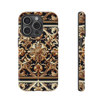 Pattern Image 5 Vibrant 3D Phone Case for Android and iPhone with Ornate Baroque Design Compatible with iPhone 13, 14, 15 & 16 – all models including Pro, Pro Max & Plus