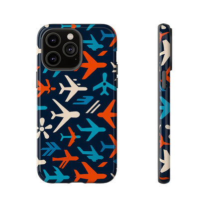 Vibrant Aviation Themed Protective Phone Case with 3D Wrap Design – Unique Style and Durable Protection – Compatible with iPhone 13, 14, 15 & 16 – All Models Including Pro, Pro Max & Plus