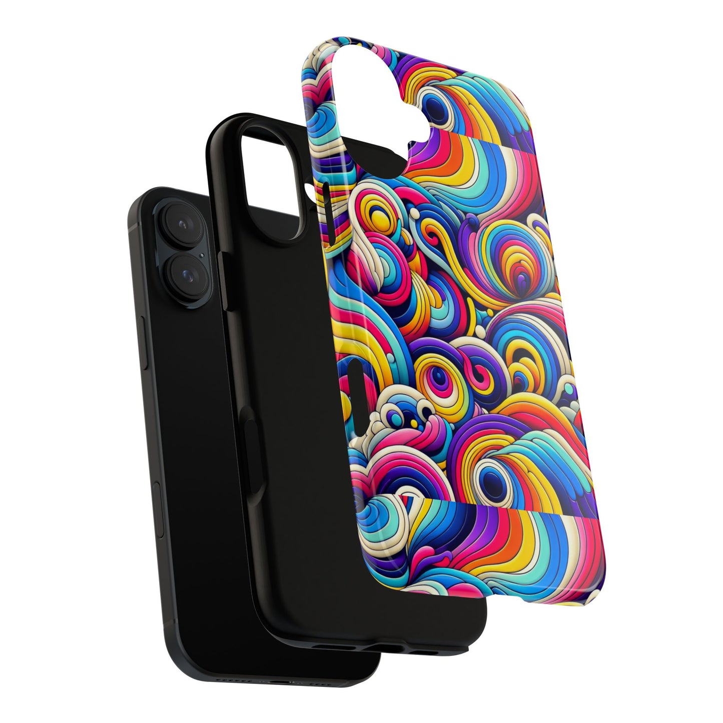 pink pattern image 5 protective phone case with 3d wrap design for stylish smartphone protection