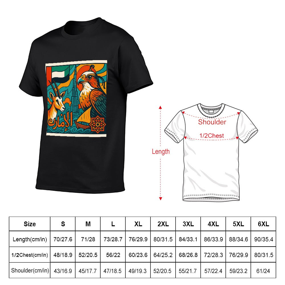 men's 100% cotton short sleeve t-shirt with stylish double-sided print for fitness and casual wear, unisex fit, comfortable and breathable, great gift for active men