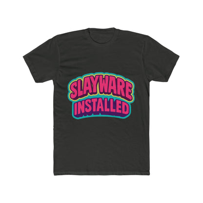 Slayware Installed Unisex T-Shirt – Multicolor Meme Graphic Tee – Comfort and Style for Men & Women