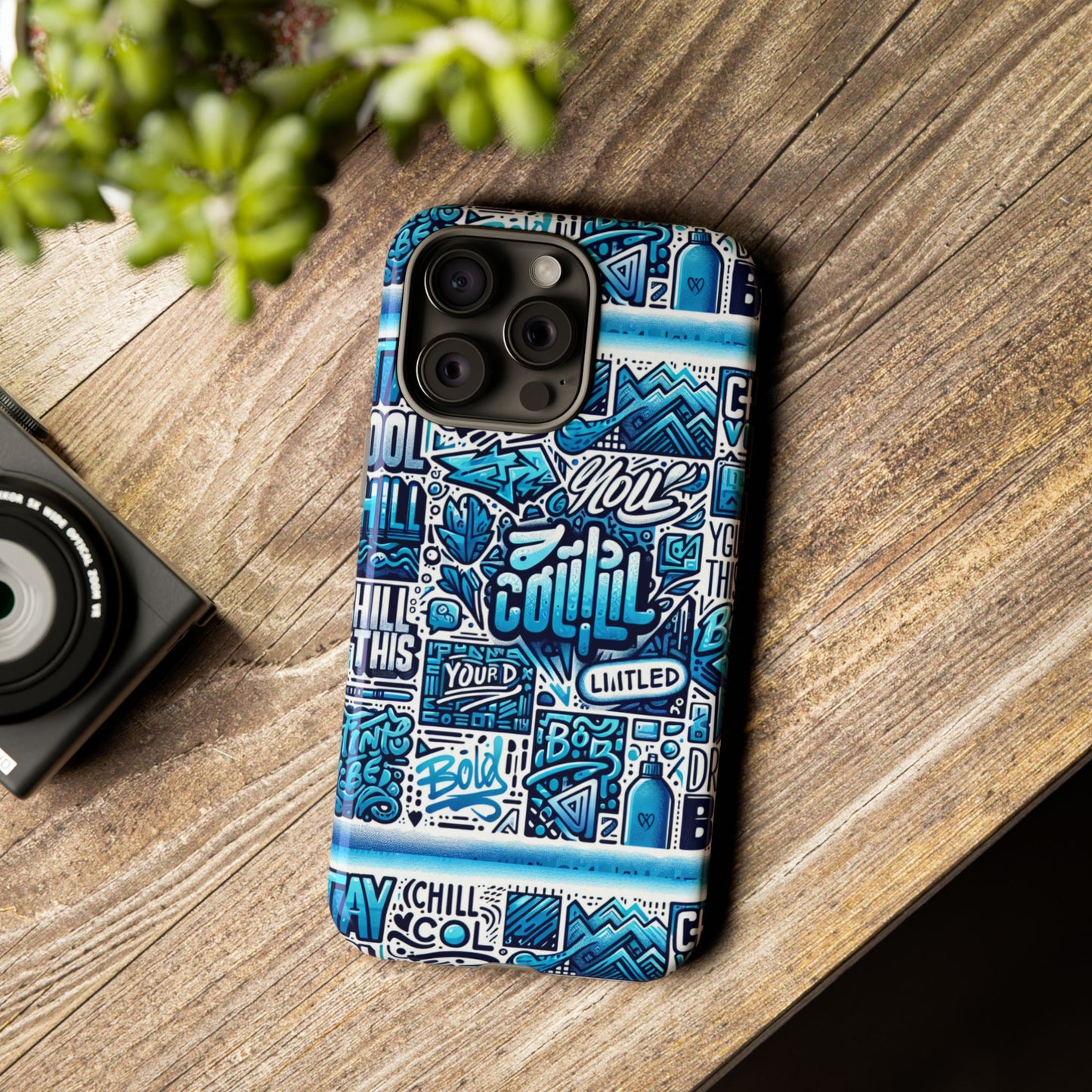 vibrant 3d wrap protective phone case in blue alphabet design for stylish protection and creative expression compatible with iphone 13, 14, 15 & 16 – all models including pro, pro max & plus