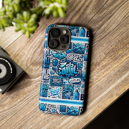 Vibrant 3D Wrap Protective Phone Case in Blue Alphabet Design for Stylish Protection and Creative Expression Compatible with iPhone 13, 14, 15 & 16 – all models including Pro, Pro Max & Plus