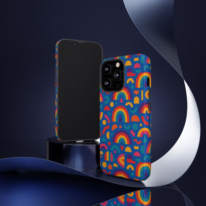 Rainbow 3D Wrap Protective Phone Case Stylish Accessory for Adults and Teens Compatible with iPhone 13, 14, 15 & 16 – All Models Including Pro, Pro Max & Plus