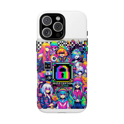 Rizzception Unlocked 3D Wrap Protective Phone Case for Anime Lovers, Durable Silicone Liner, UV Protected, Stylish Accessories for Smartphones