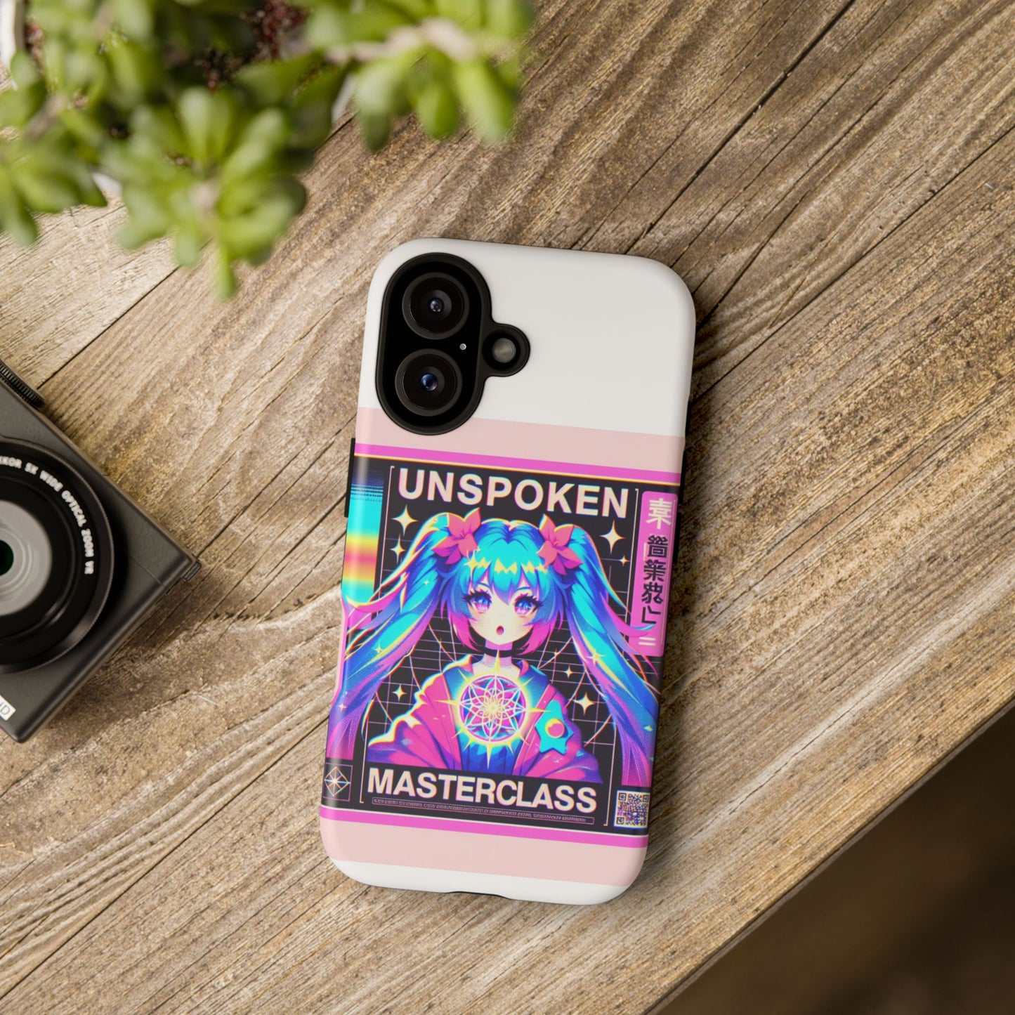 unspoken riz masterclass protective phone case, 3d wrap design, durable shock absorption, uv protected, ideal gift for anime and comic fans, glossy or matte finish
