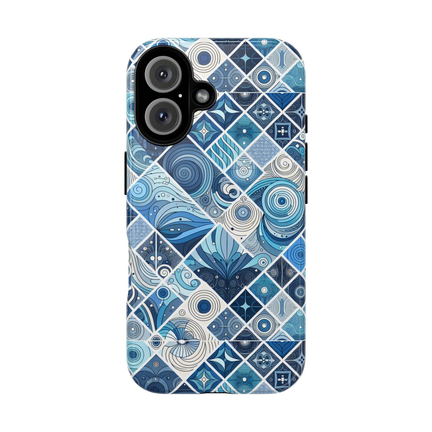 1 pattern image 1 vibrant shockproof phone case for anime and comic fans, retro art style, durable & uv protected, compatible with iphone 13-16 pro max plus