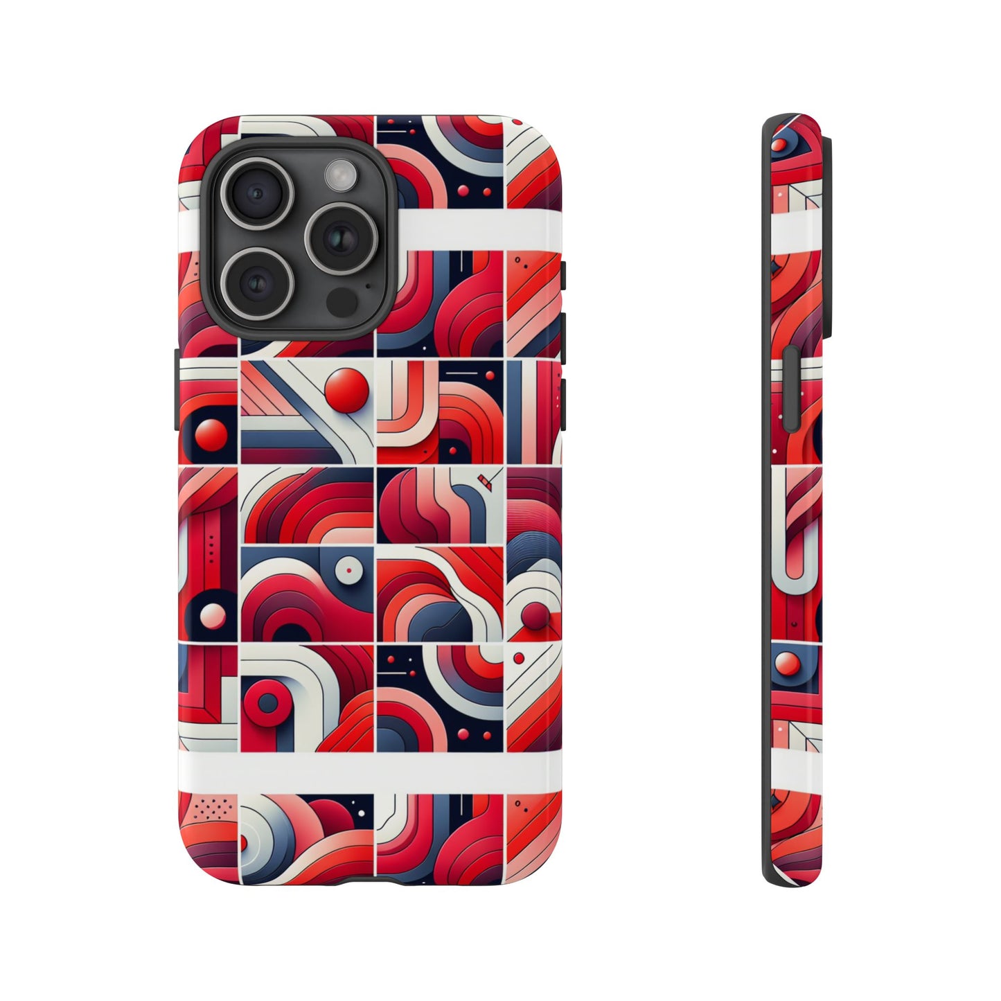 pattern image 3 vibrant shockproof phone case for anime and comic fans - stylish impact protection with abstract art design compatible with iphone 13, 14, 15 & 16 – all models including pro, pro max & plus