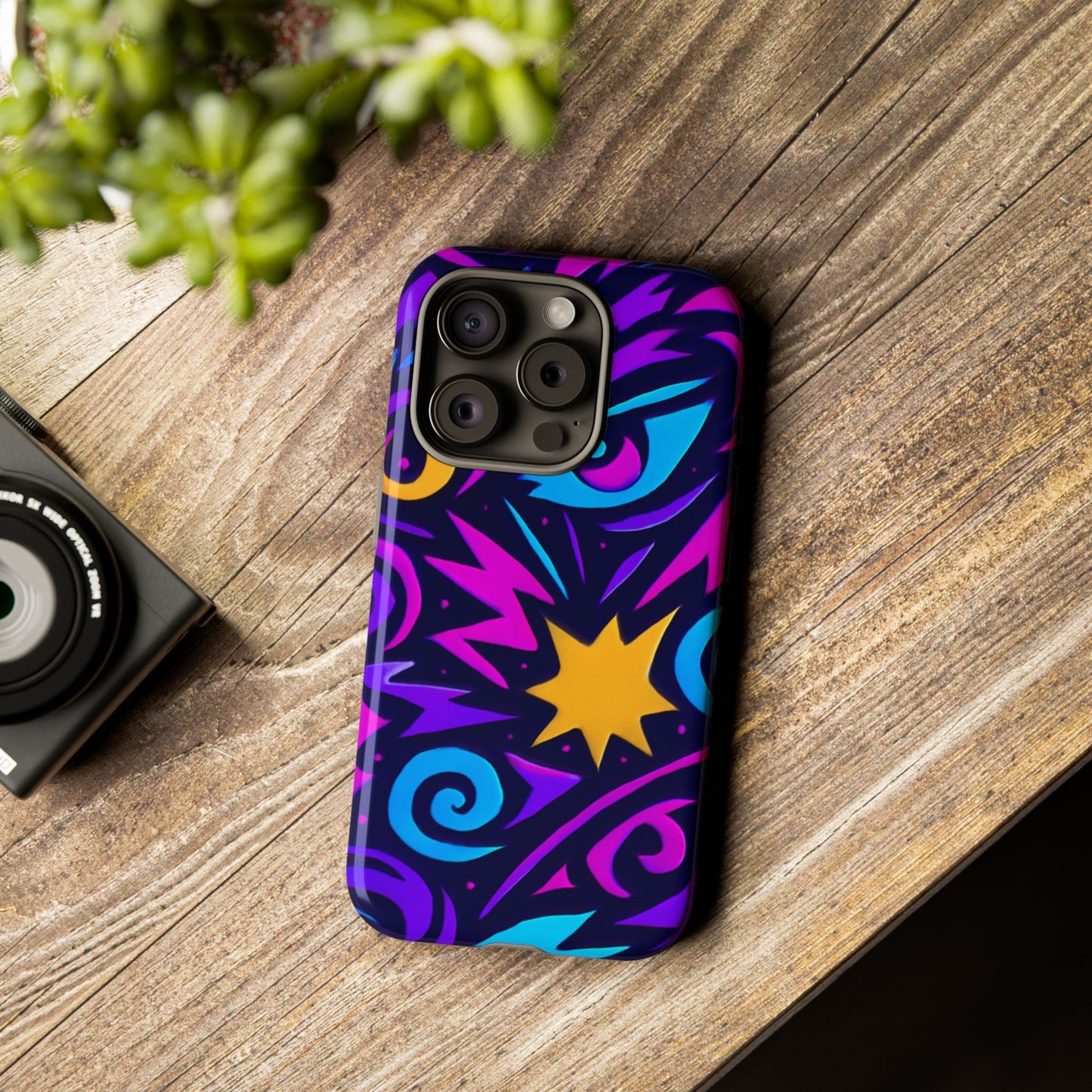 vibrant multicolour 3d wrap phone case for stylish protection and unique expression – compatible with iphone 13, 14, 15 & 16 – all models including pro, pro max & plus