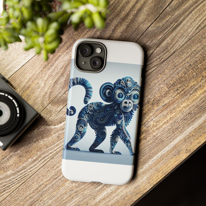 Vibrant 3D Wrap Protective Phone Case with Unique Monkey Design – Stylish Accessory for Men and Women Compatible with iPhone 13, 14, 15 & 16 – all models including Pro, Pro Max & Plus