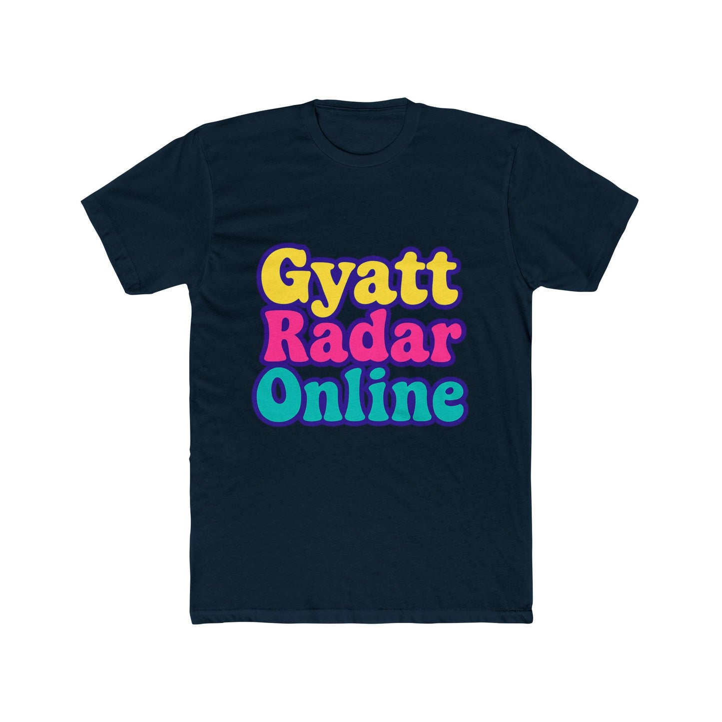 gyatt radar online alphabet multicolor unisex t-shirt – vibrant design for everyone, comfortable casual wear, unique gift idea
