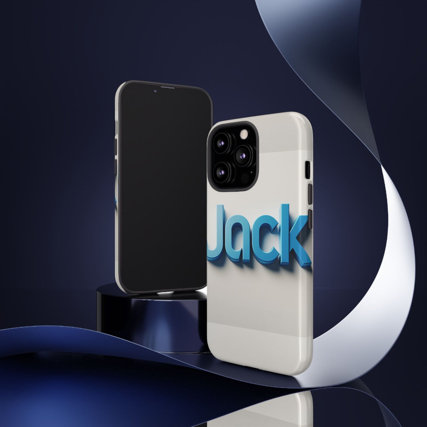 name jack blue anime comic style 3d wrap protective phone case for men women shock absorption durable tpu cover