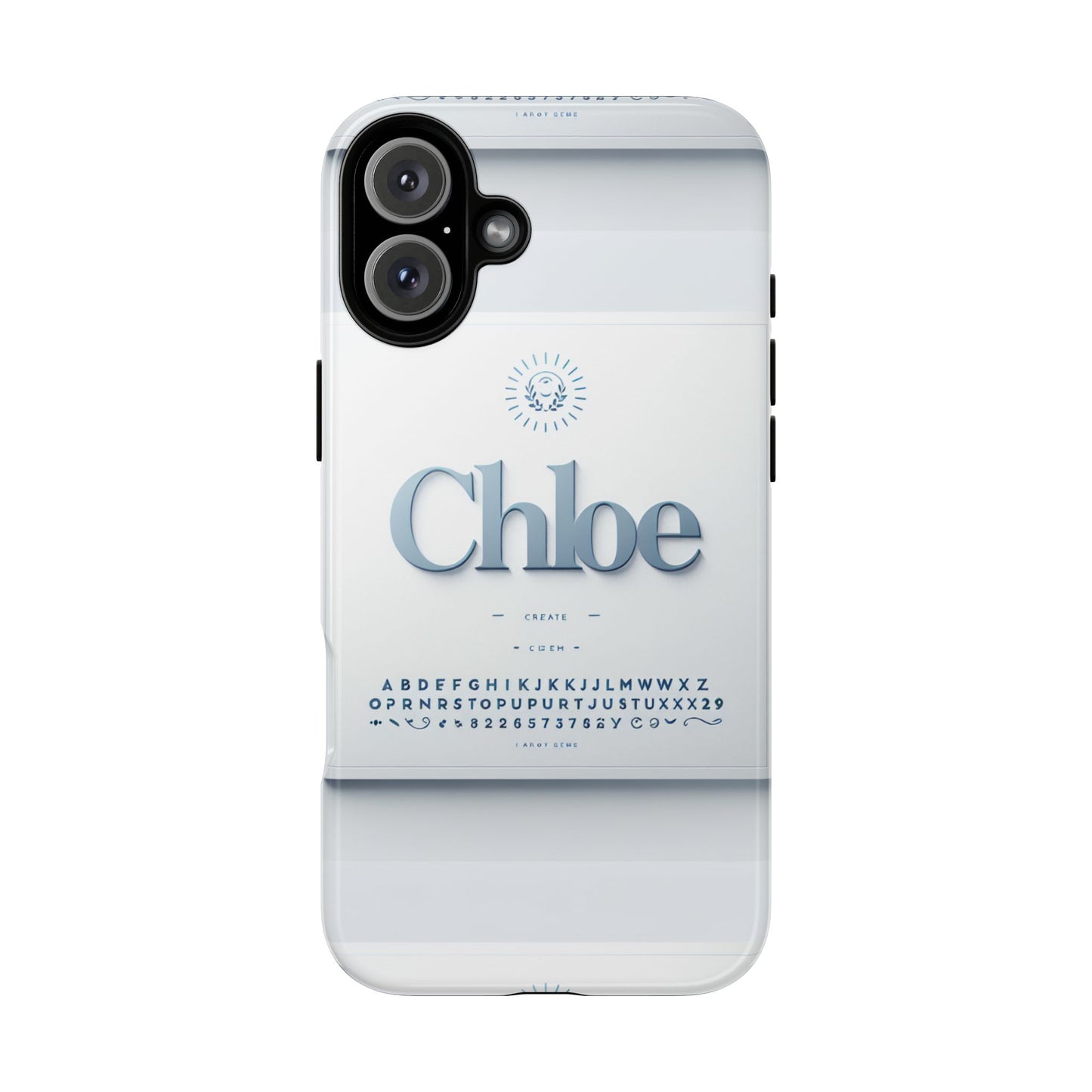 chloe blue phone case with 3d wrap design for iphone and android - shockproof protective cover with vivid anime and comic inspired artwork for style and safety