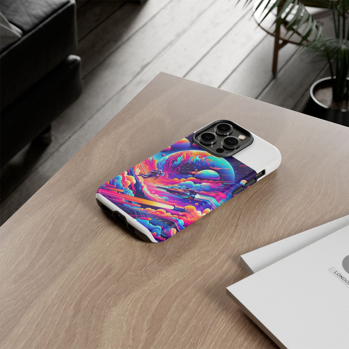 skibidi certified protective phone case for vibrant style and durability, 3d wrap design, uv protected, shock absorbent, ideal gift for tech enthusiasts
